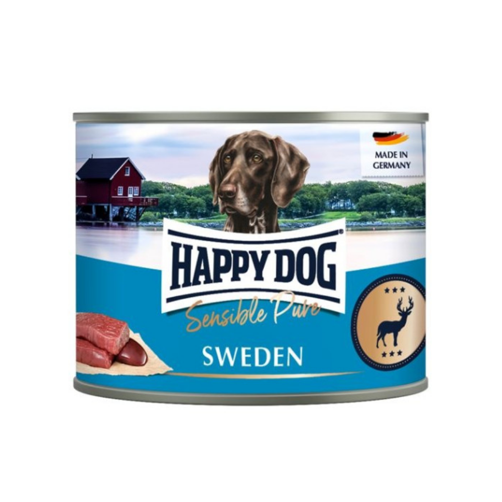Happy Dog Sensible Pure Sweden (Wild Pur) 200 g Lata Happy Dog Mascotas-Ávila