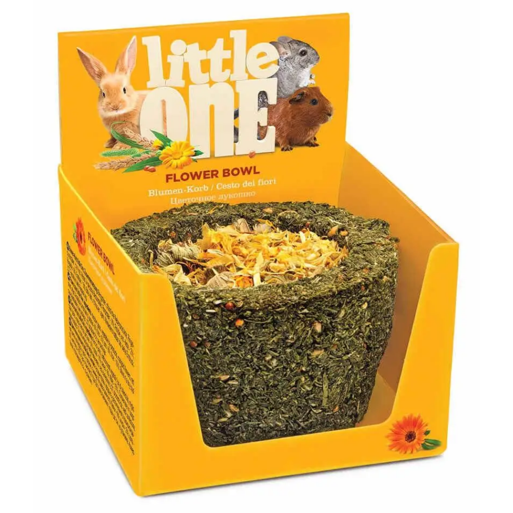 Little One Snack Roedores Bol de Flores 120 g LITTLE ONE Mascotas-Ávila