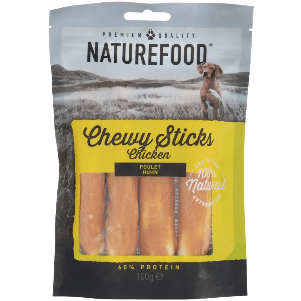 Snack Dog Naturefood Palitos Masticables Pollo 100 g NATUREFOOD