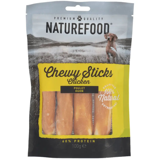 Snack Dog Naturefood Palitos Masticables Pollo 100 g NATUREFOOD