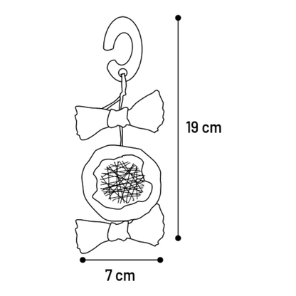Snack Roedor Ekko 19 cm FLAMINGO Mascotas-Ávila