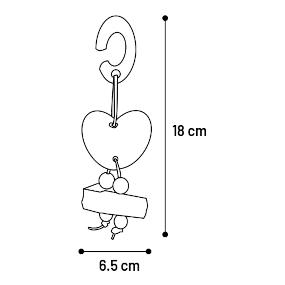 Snack Roedor Gimmo 18 cm FLAMINGO Mascotas-Ávila