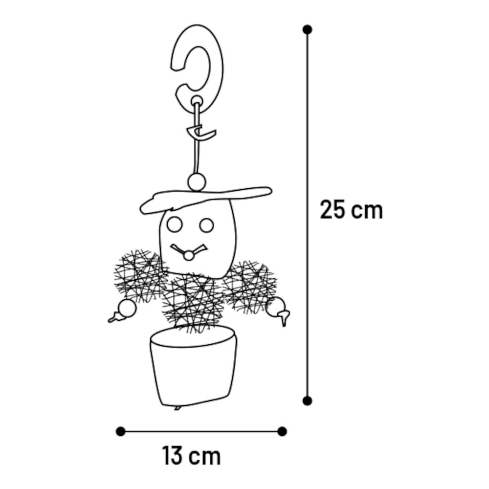 Snack Roedor Hasan 27 cm FLAMINGO Mascotas-Ávila