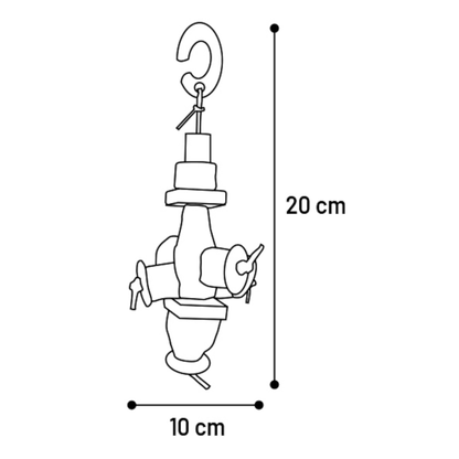 Snack Roedor Oda 20 cm FLAMINGO Mascotas-Ávila