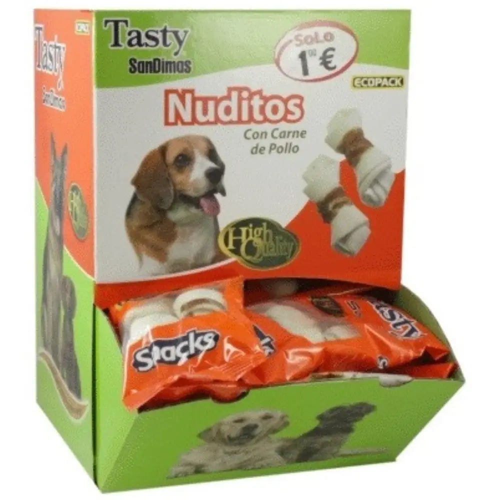 Snack Tasty Nuditos de Carne y Pollo 2X12 g SANDIMAS