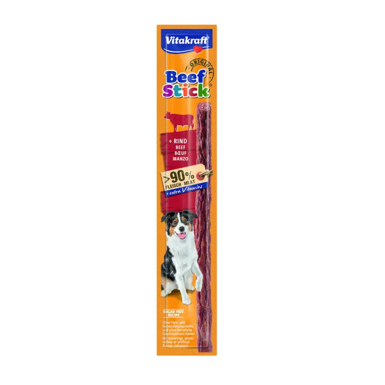Vitakraft Snack Beef Stick Caza 12Gr - Mejor Precio - Mascotas Ávila