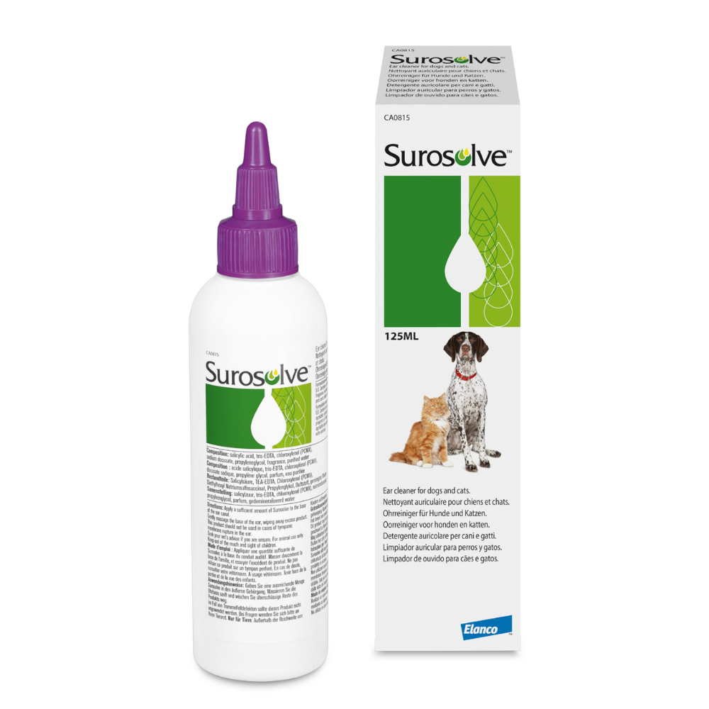 Surosolve Limpiador Otico 125 ml ELANCO Mascotas-Ávila