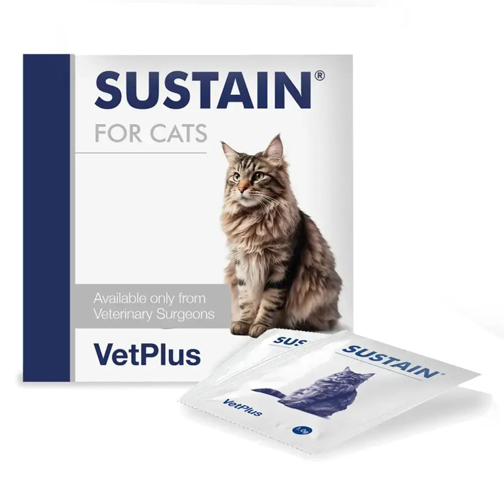 VetPlus Sustain 30 Sobres Complemento Digestivo con Probióticos para Gatos VETPLUS