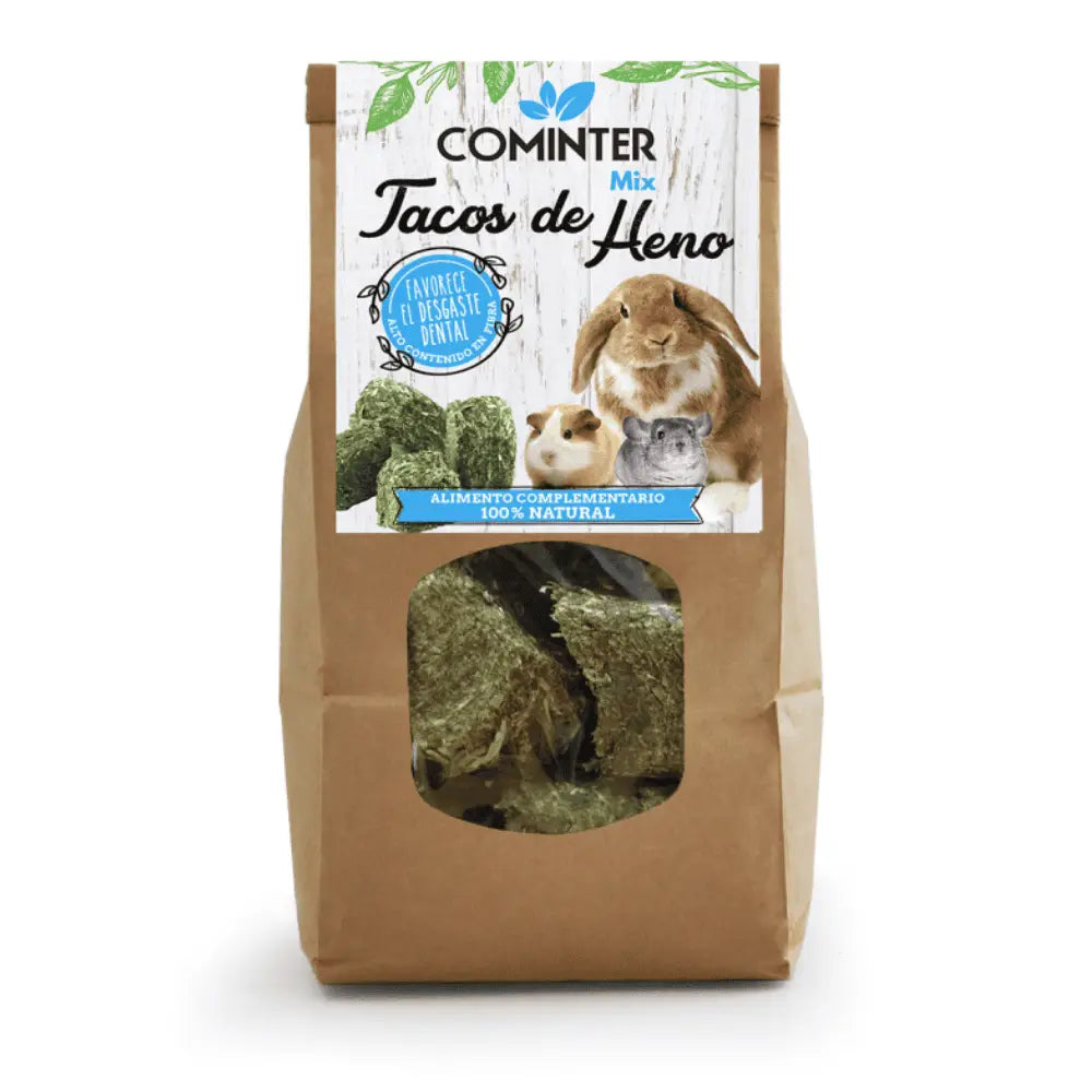 Cominter Mix Tacos de Heno 500 g Snack 100% Natural para Roedores COMINTER