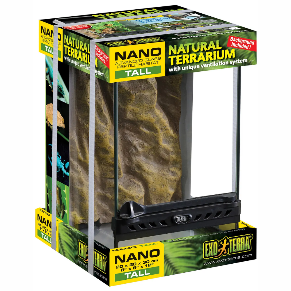 Terrario Exo Terra Nano 16L Tall 20x20x30 cm EXOTERRA Mascotas-Ávila