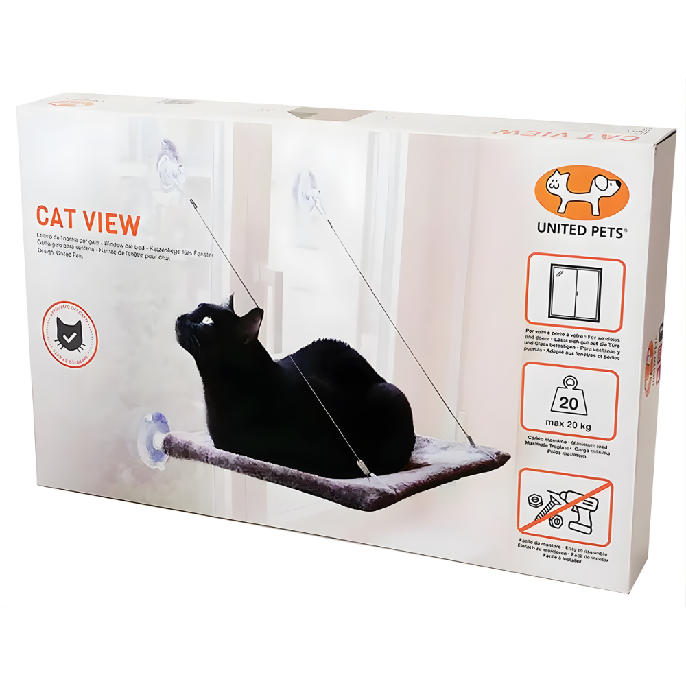 Tumbona Gato Para Ventana 37X47 cm Has 20 kg United Pets UNITED PETS Mascotas-Ávila