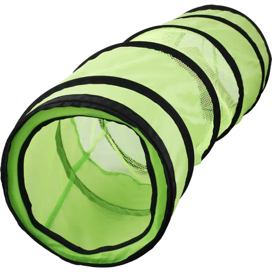 Tunel Gato+Entrada Malla Verde/Negro 25X60 cm FLAMINGO