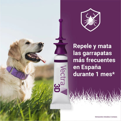 Vectra 3D Pipetas Antiparasitarias para Perros Pack 3 uds