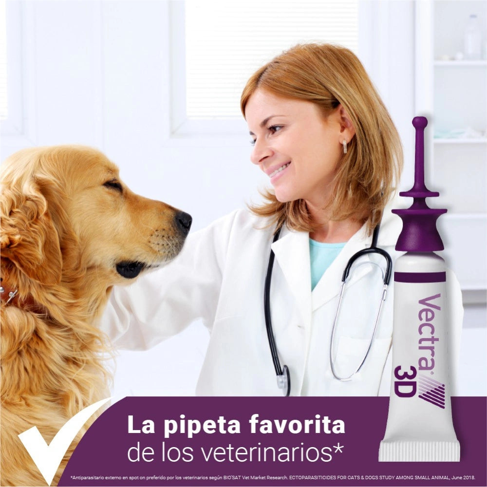 Vectra 3D Pipetas Antiparasitarias para Perros Pack 3 uds