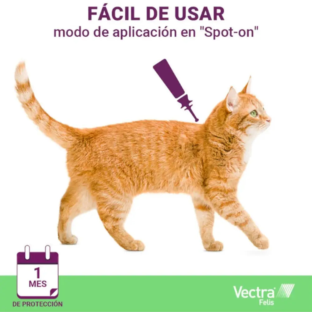 Vectra Gato 0,6-10 kg 3 Pipetas Antiparasitarias para Gatos CEVA