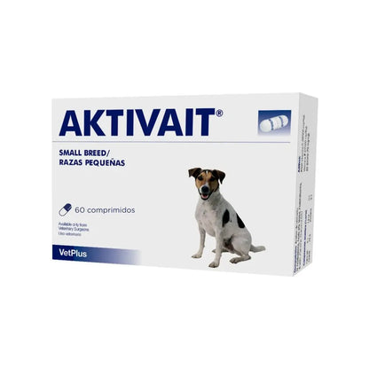 VetPlus Aktivait 60 Comprimidos Complemento Función Cognitiva para Perros VETPLUS