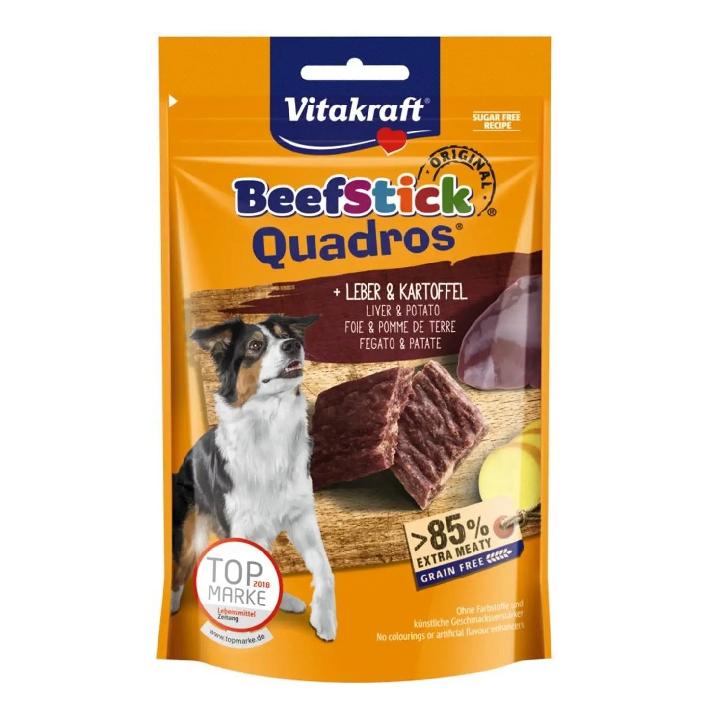 Vitakraft Snack Beef Stick Quadros 70gr - Mejor Precio - Mascotas Ávila