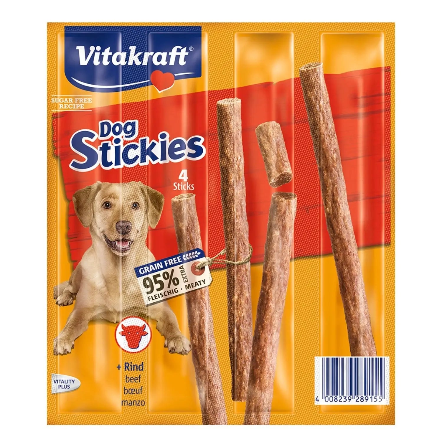 Vitakraft Snack Dog Stick Pack 4x44gr - Mejor Precio - Mascotas Ávila