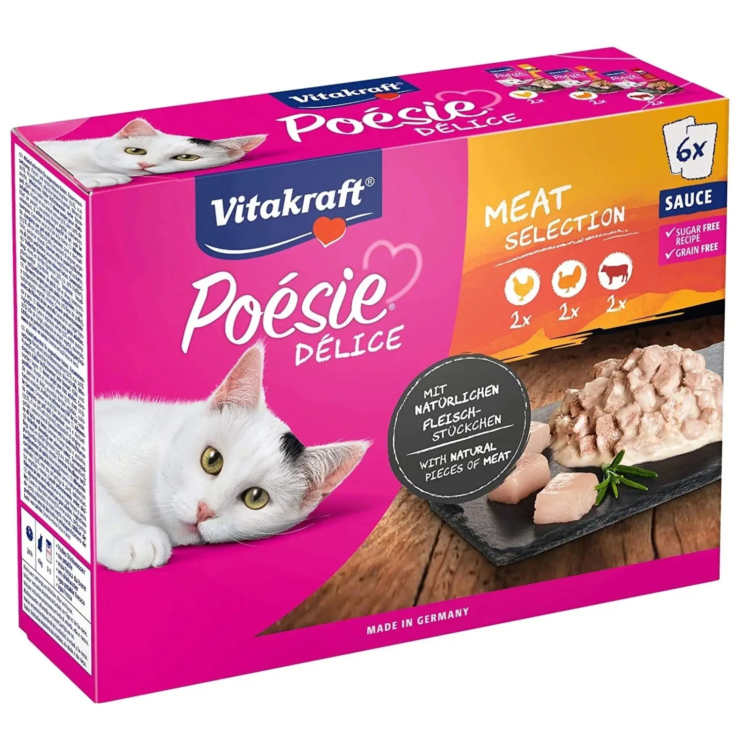 Vitakraft Poesie Deli Sauce Pack 6x85gr - Mejor Precio - Mascotas Ávila