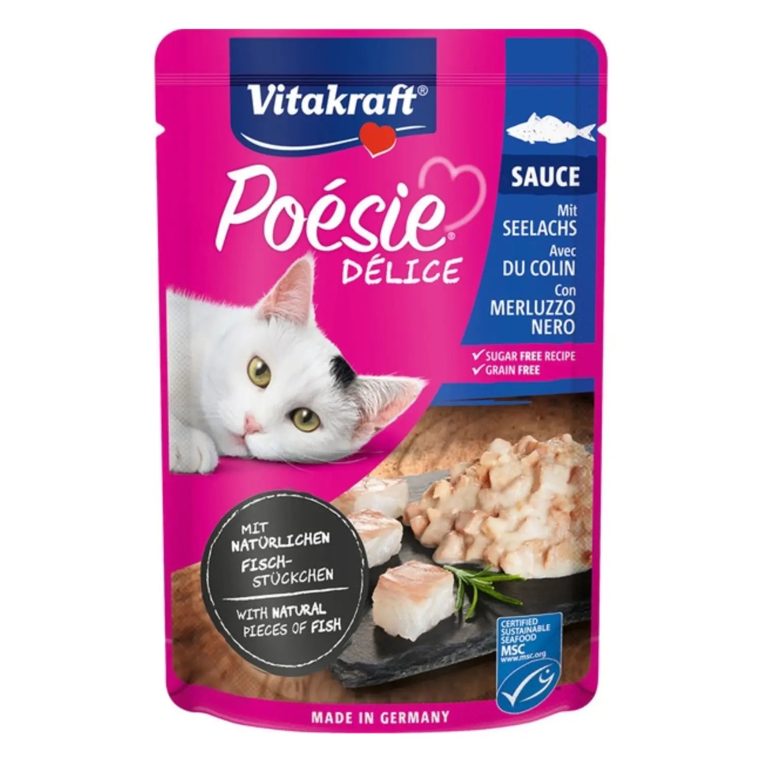 Vitakraft Poesie Délice Sauce 85gr al mejor precio online
