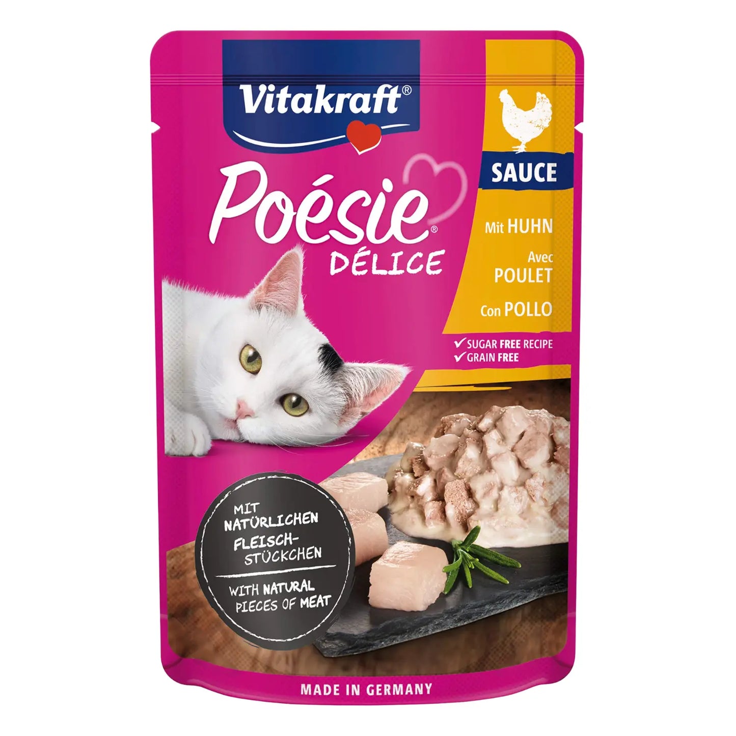 Vitakraft Poesie Délice Sauce 85gr - Mejor Precio - Mascotas Ávila