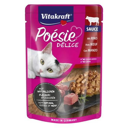 Vitakraft Poesie Délice Sauce 85gr - Mejor Precio - Mascotas Ávila
