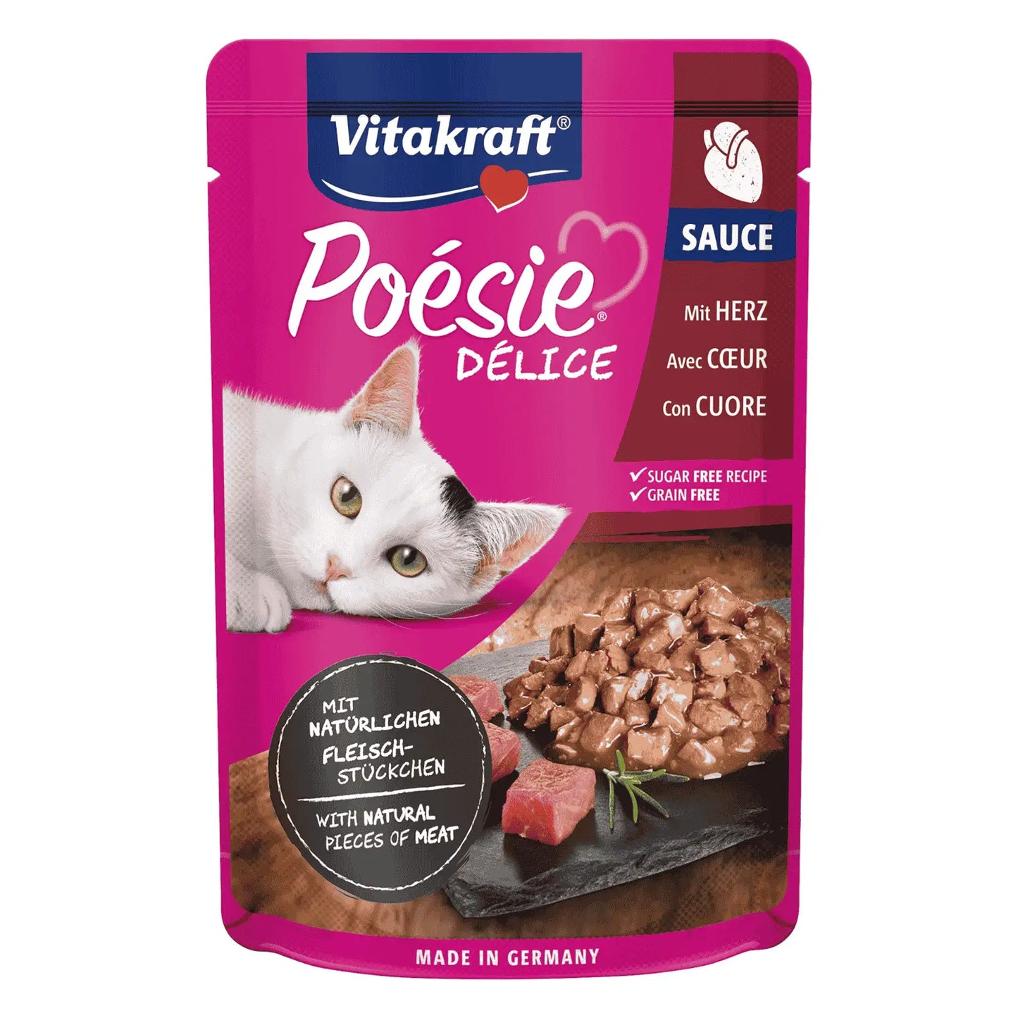 Vitakraft Poesie Délice Sauce 85gr - Mejor Precio - Mascotas Ávila
