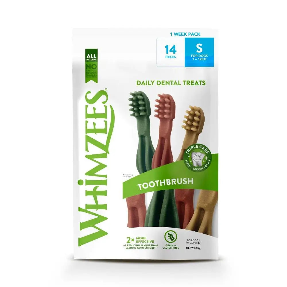 Whimzees Cepillo S Bolsa 14Pzas 210Gr - Mejor Precio - Mascotas Ávila