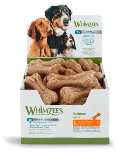 WHIMZEES HUESO CON ARROZ - Mejor Precio - Mascotas Ávila