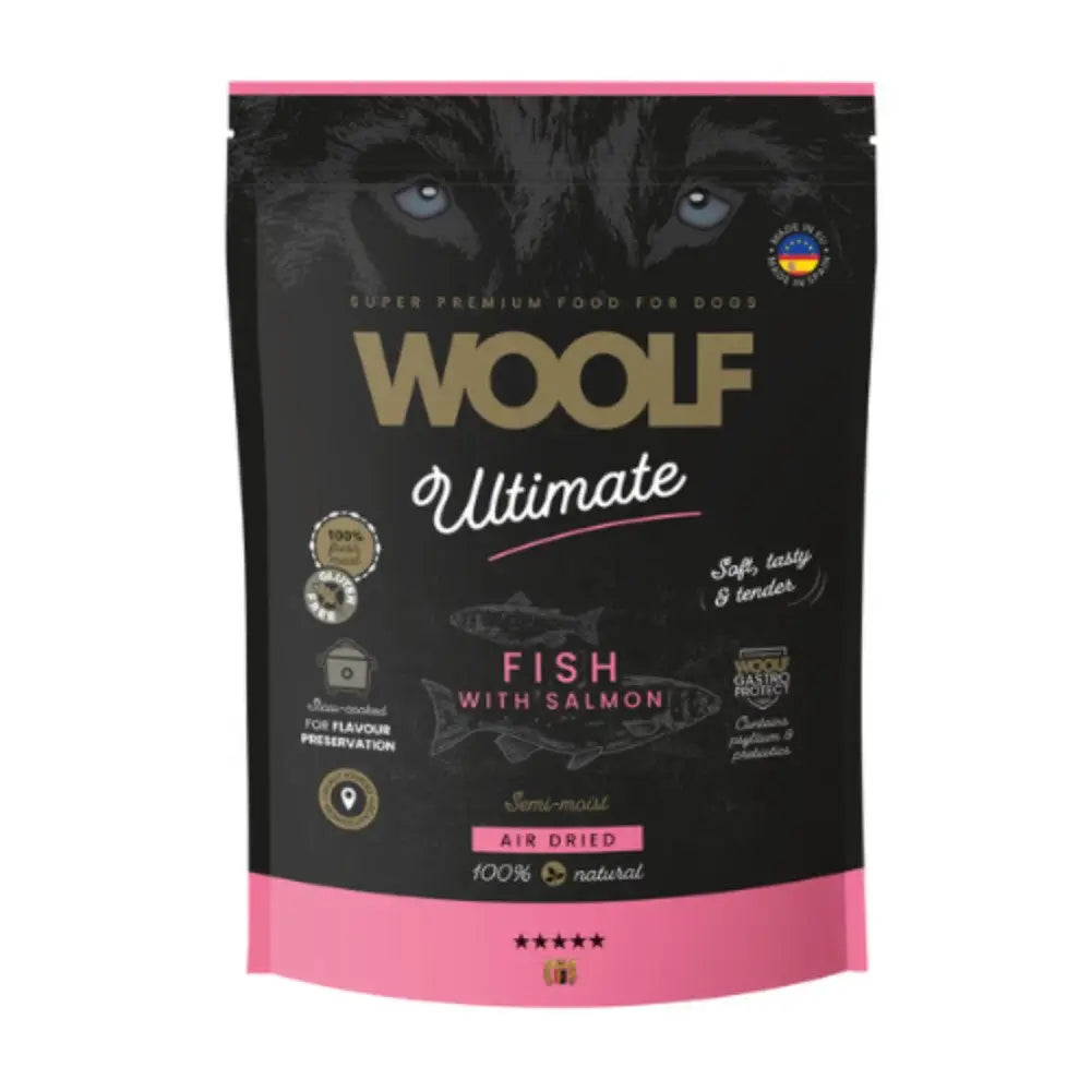 Woolf Ultimate Salmón Alimento Semihúmedo para Perros 1 kg WOOLF