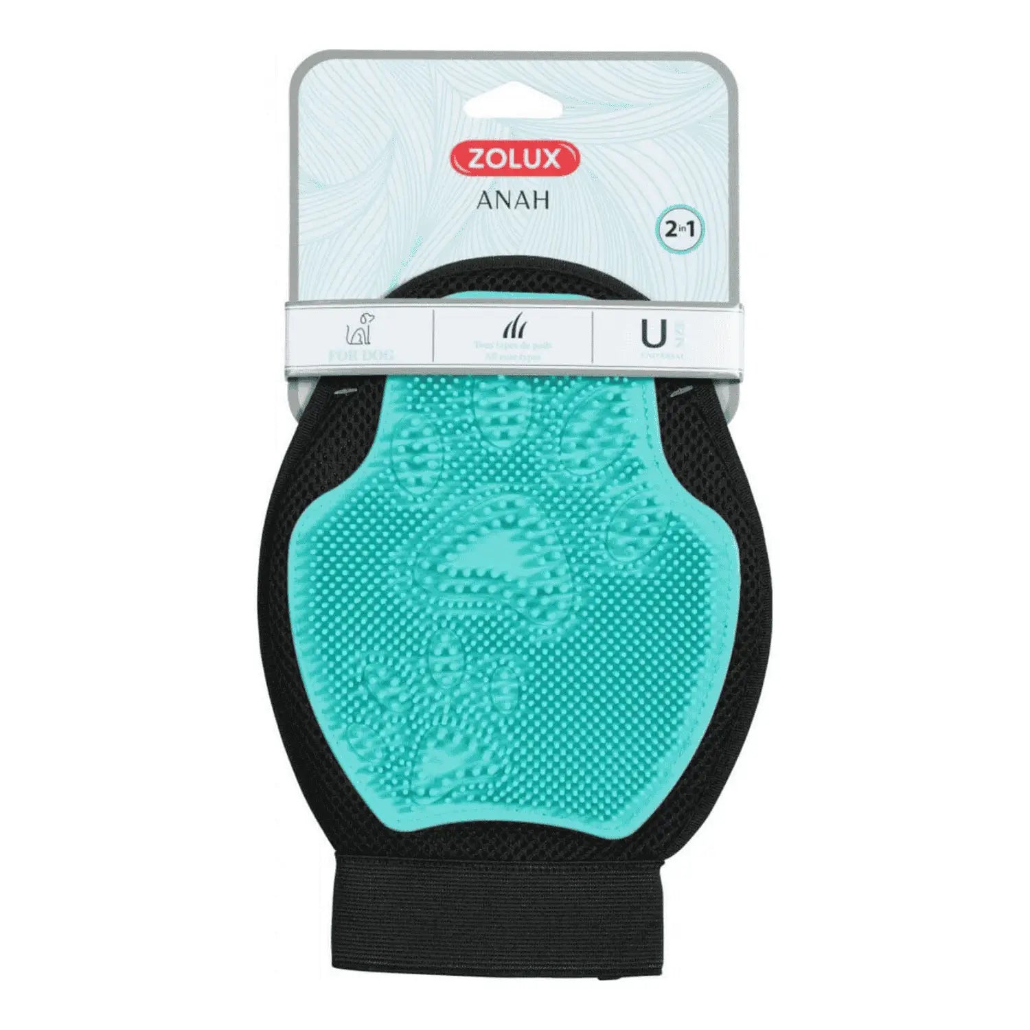 Zolux Anah Guante de Aseo Doble Cara para Perros - Mejor Precio - Mascotas Ávila