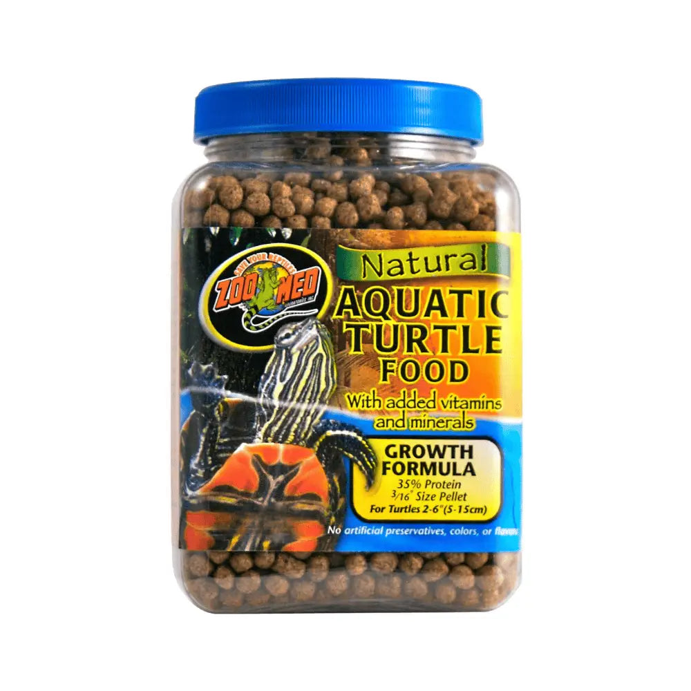 Zoo Med Alimento Natural Completo para Tortuga Acuática en Fase de Crecimiento ZOOMED