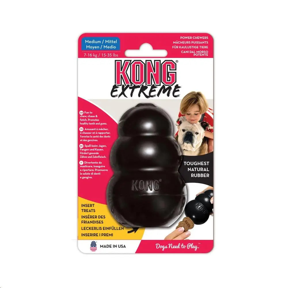 KONG juguete perro extreme negro