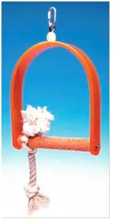 JUGUETE PAJARO COLUMPIO ACRYLIC MEDIANO 26,5CM