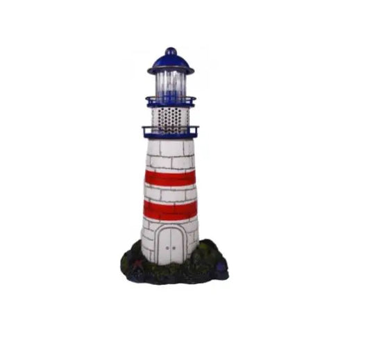 ADORNO ACUARIO FARO LED 23CM