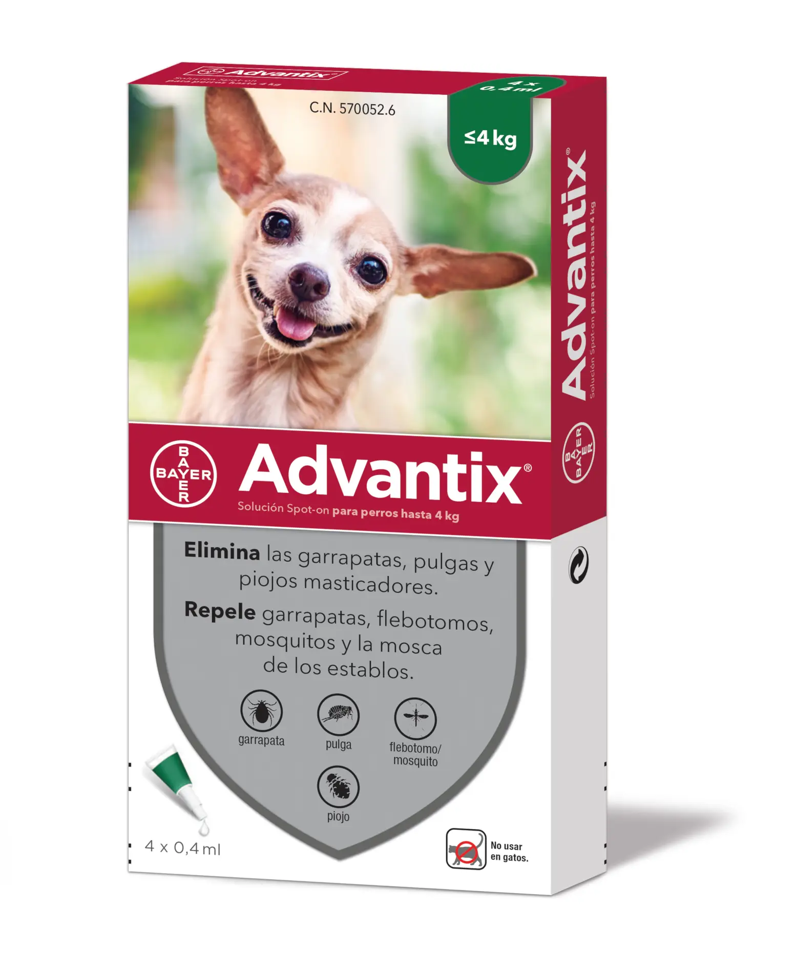 PIPETAS ANTIPARASITARIAS PARA PERROS ADVANTIX