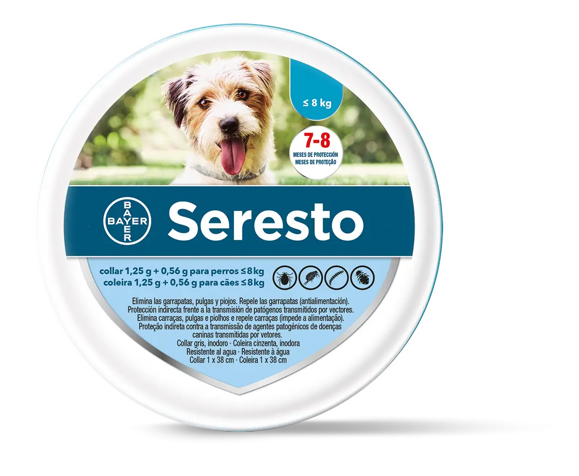 COLLAR ANTIPARASITARIO SERESTO PERRO