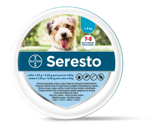 COLLAR ANTIPARASITARIO SERESTO PERRO