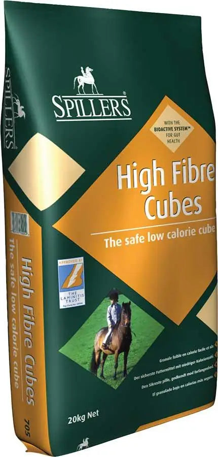 HIGH FIBRE CUBES 20KG  SPILLERS