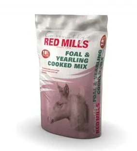 18% Foal & Yearling Cooked Mix Red Mills 20 Kg