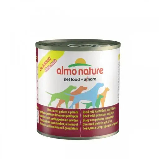 ALMO NATURE DOG HUMEDO HFC 290GR. VACUNO,PATATAS Y GUISANTES