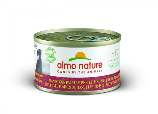 ALMO NATURE DOG HUMEDO HFC 95GR VACUNO,PATATAS Y GUISANTES