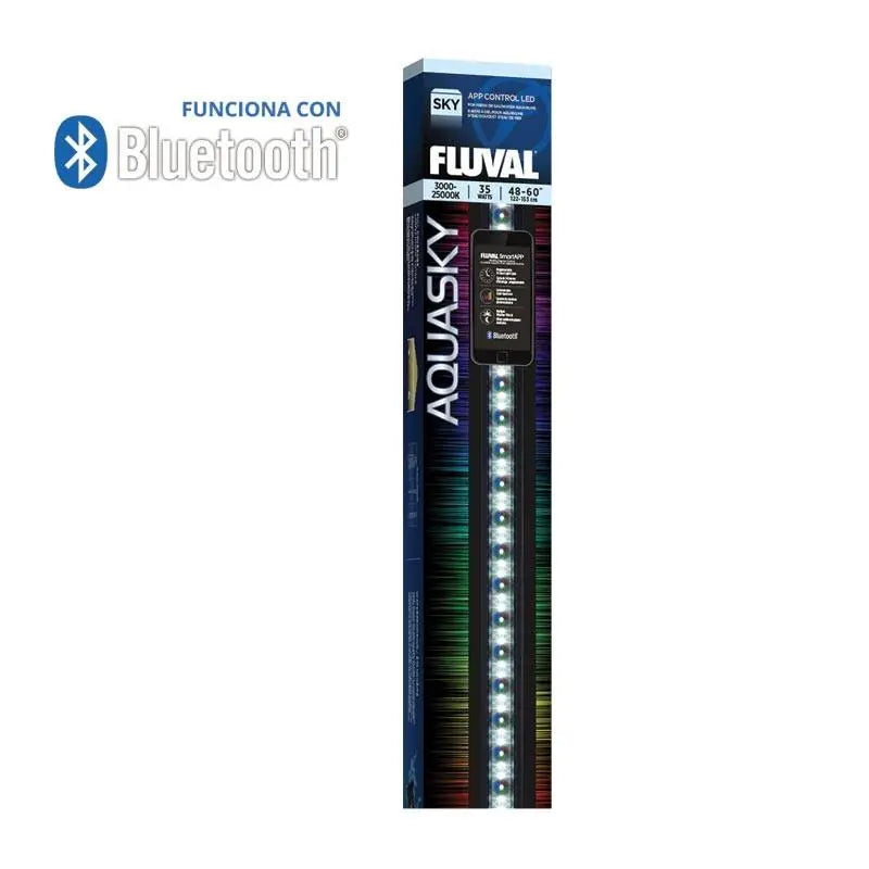 PANTALLA ILUMINACION BLUETOOTH FLUVAL AQUASKY LED 30W 99-130CM