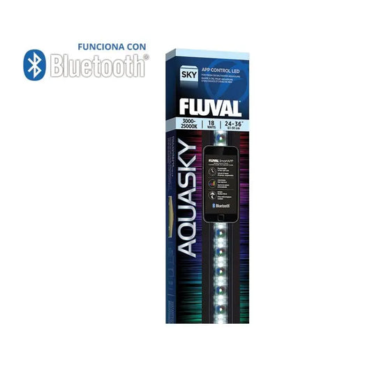 PANTALLA ILUMINACION BLUETOOTH FLUVAL AQUASKY LED 12W 38-61CM