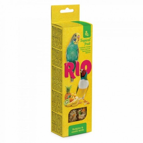 Barritas con Fruta Tropical Periquitos y Aves Exóticas 2x40gr Rio