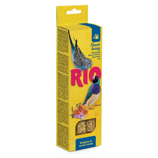 Barritas con Miel Periquitos y Aves Exóticas 2x40gr Rio