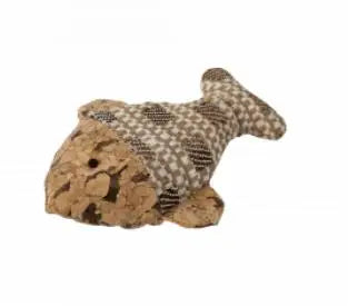 PEZ CORCHO CON LINO 10,5X8CM