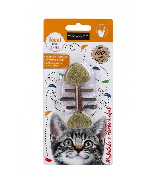 ESPINA PEZ MATATABI CON CATNIP 8,5X4CM