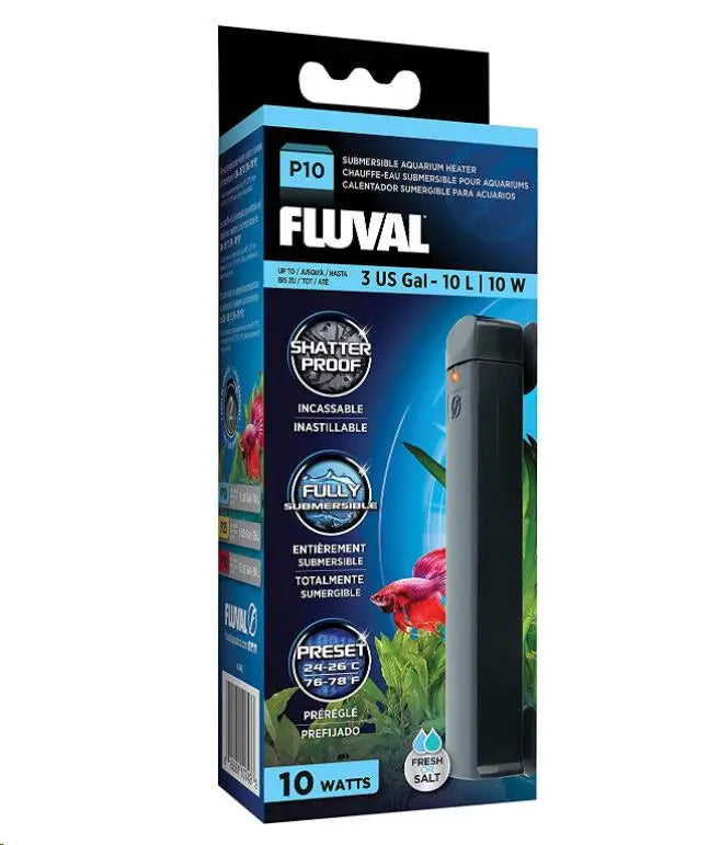 Fluval P10 Pre-set Calentador 24-26º 10L