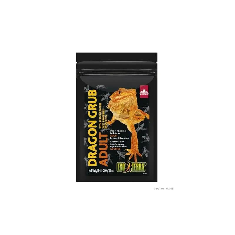 DRAGON GRUB EXO TERRA ALIMENTO DE INSECTOS ADULTO 250G